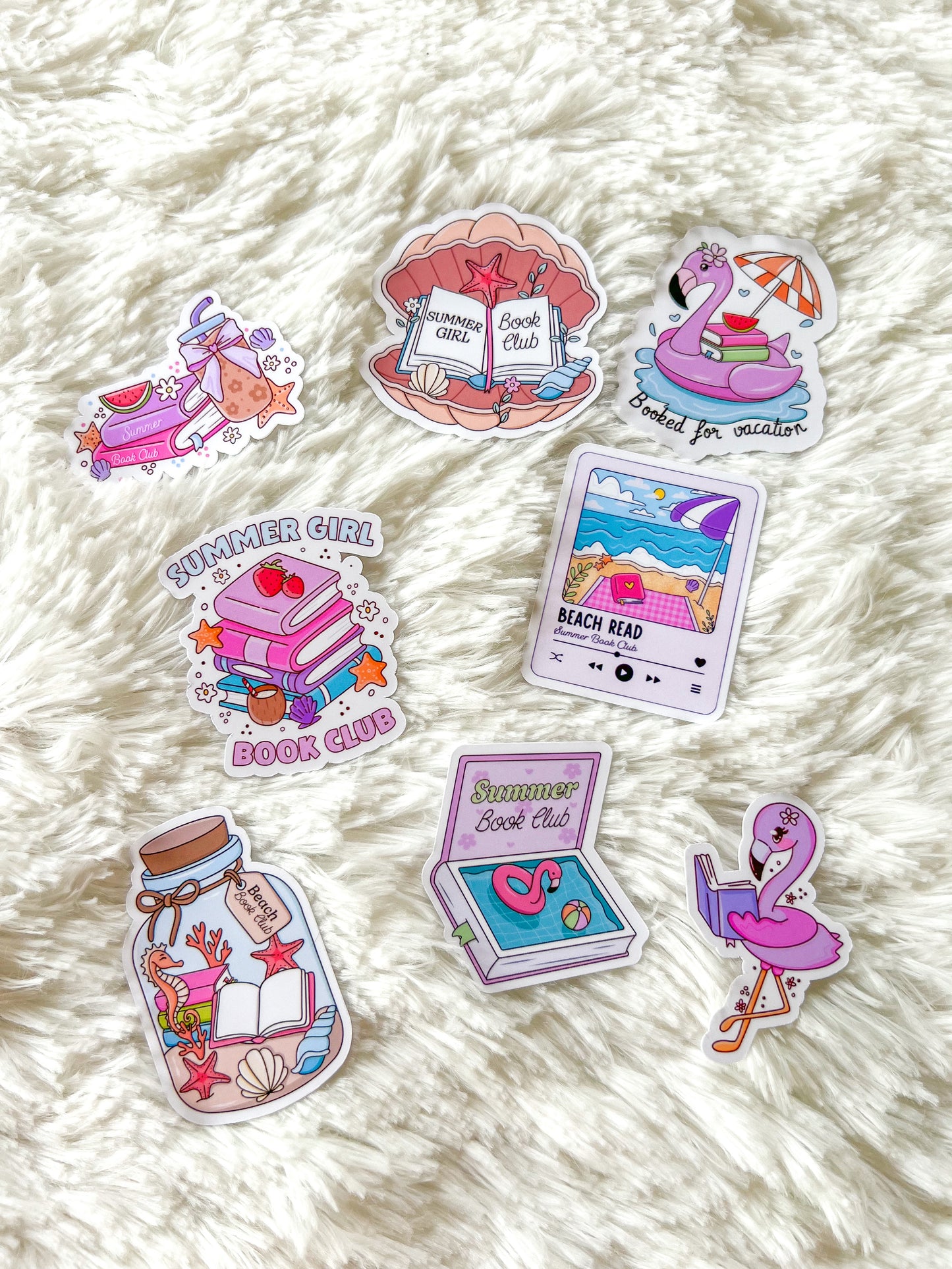Beachy Bookish Summer Sticker Collection