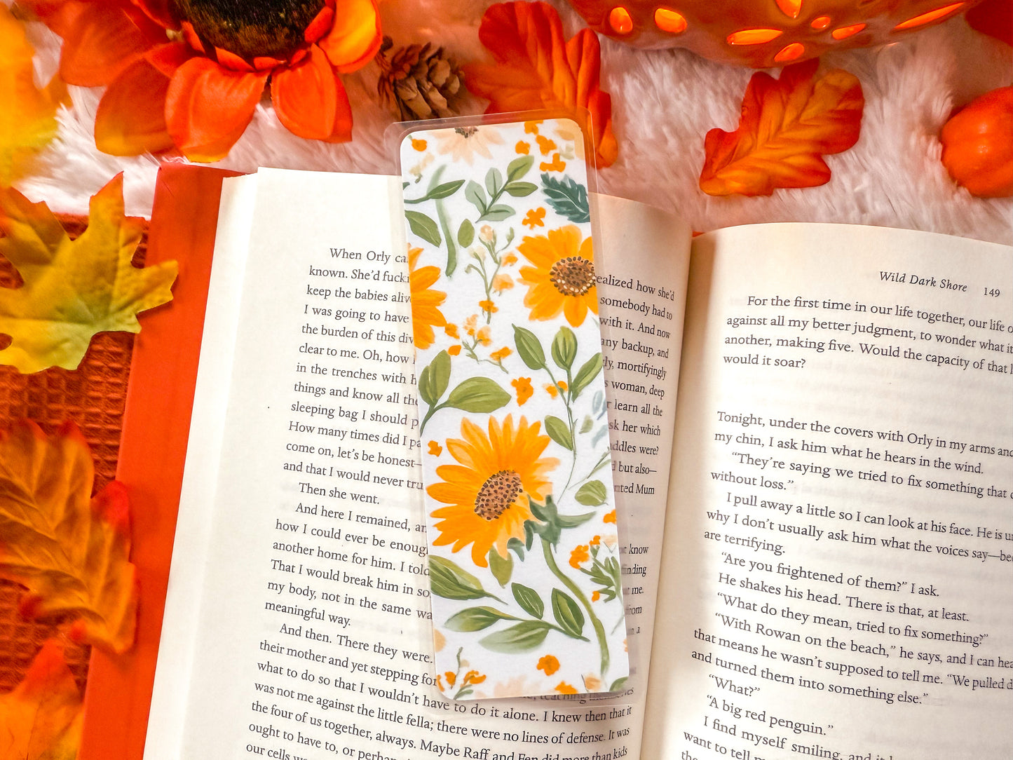 Sunflower Fall Bookmarks