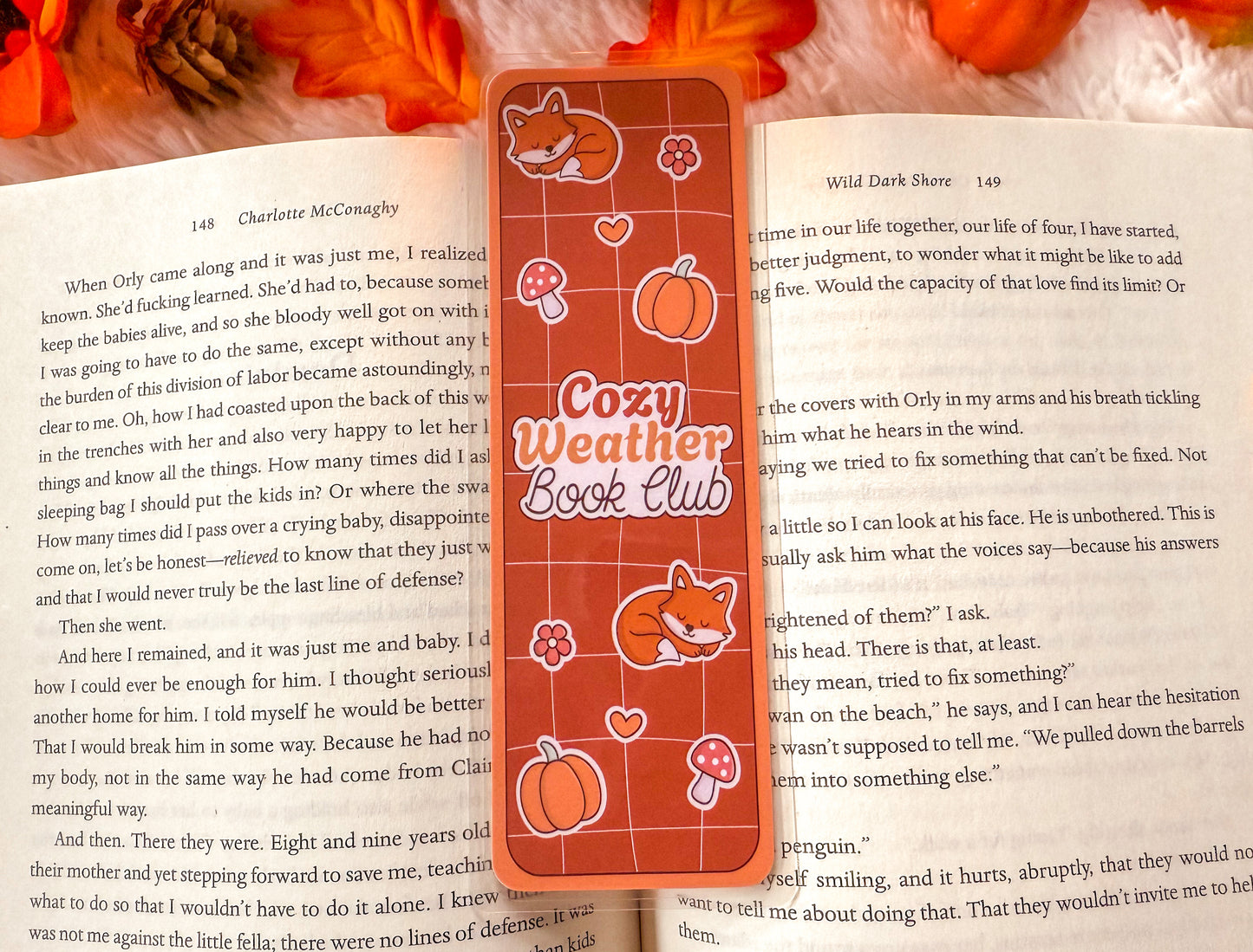 Cozy Weather Fall Bookmark Collection