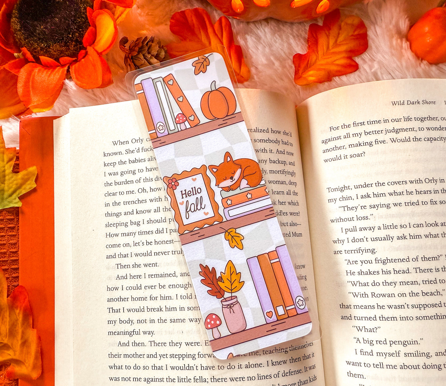 Cozy Weather Fall Bookmark Collection