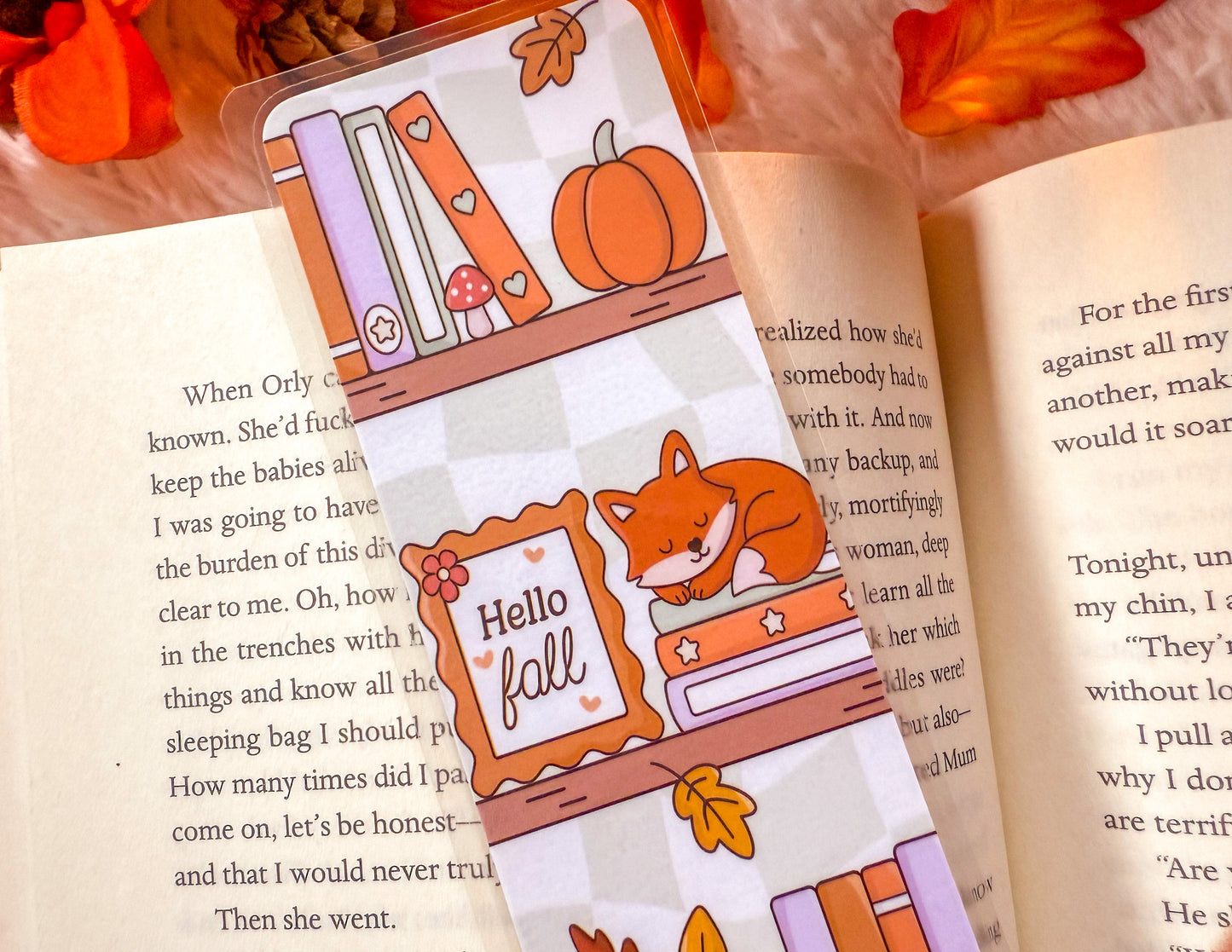 Cozy Weather Fall Bookmark Collection