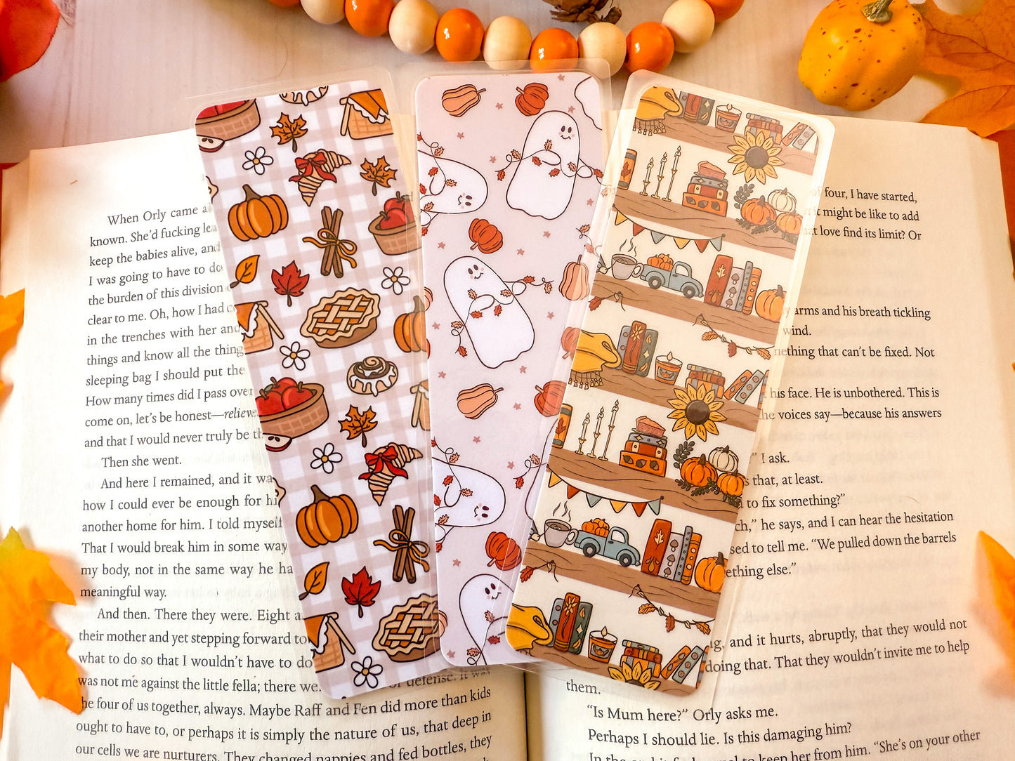Bookish Fall Bookmark Collection