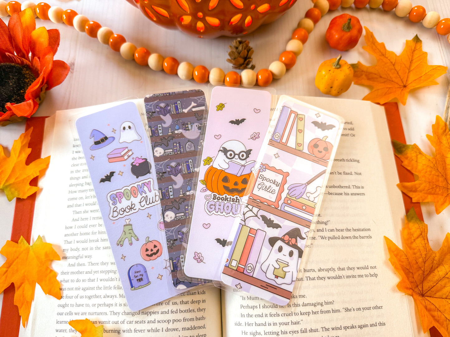 Bookish Halloween Bookmark Collection