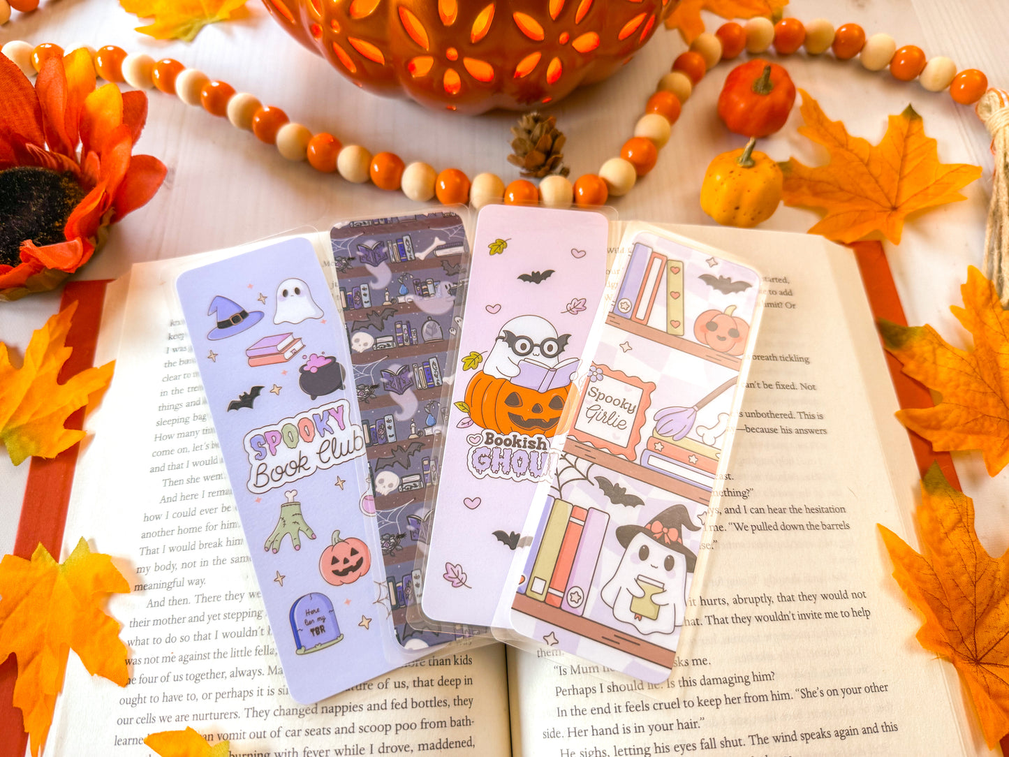 Bookish Halloween Bookmark Collection