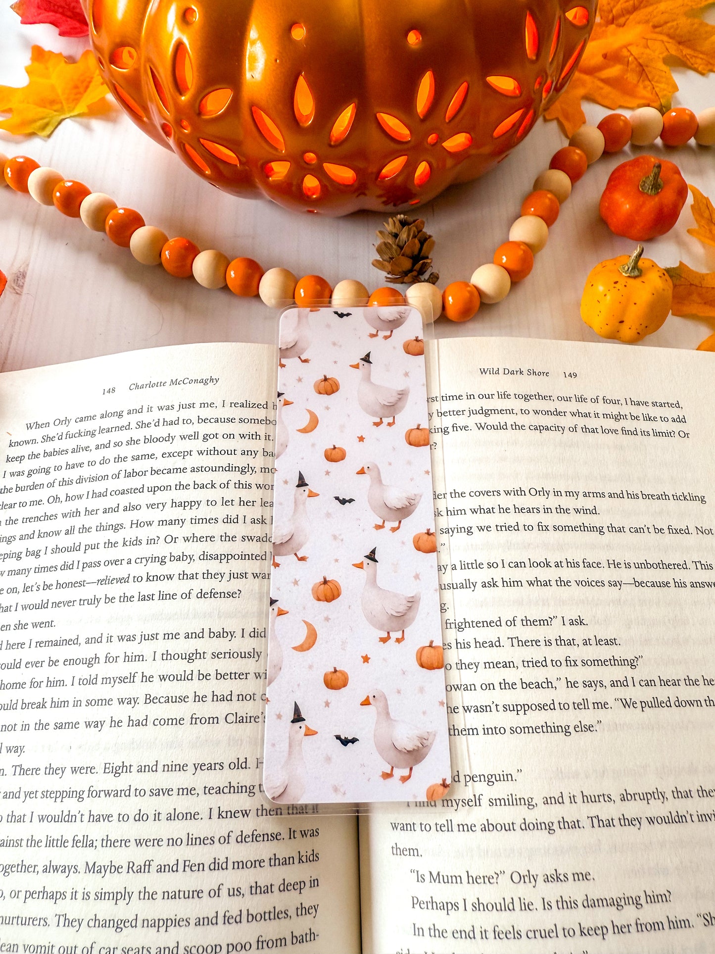 Halloween Goose Bookmark