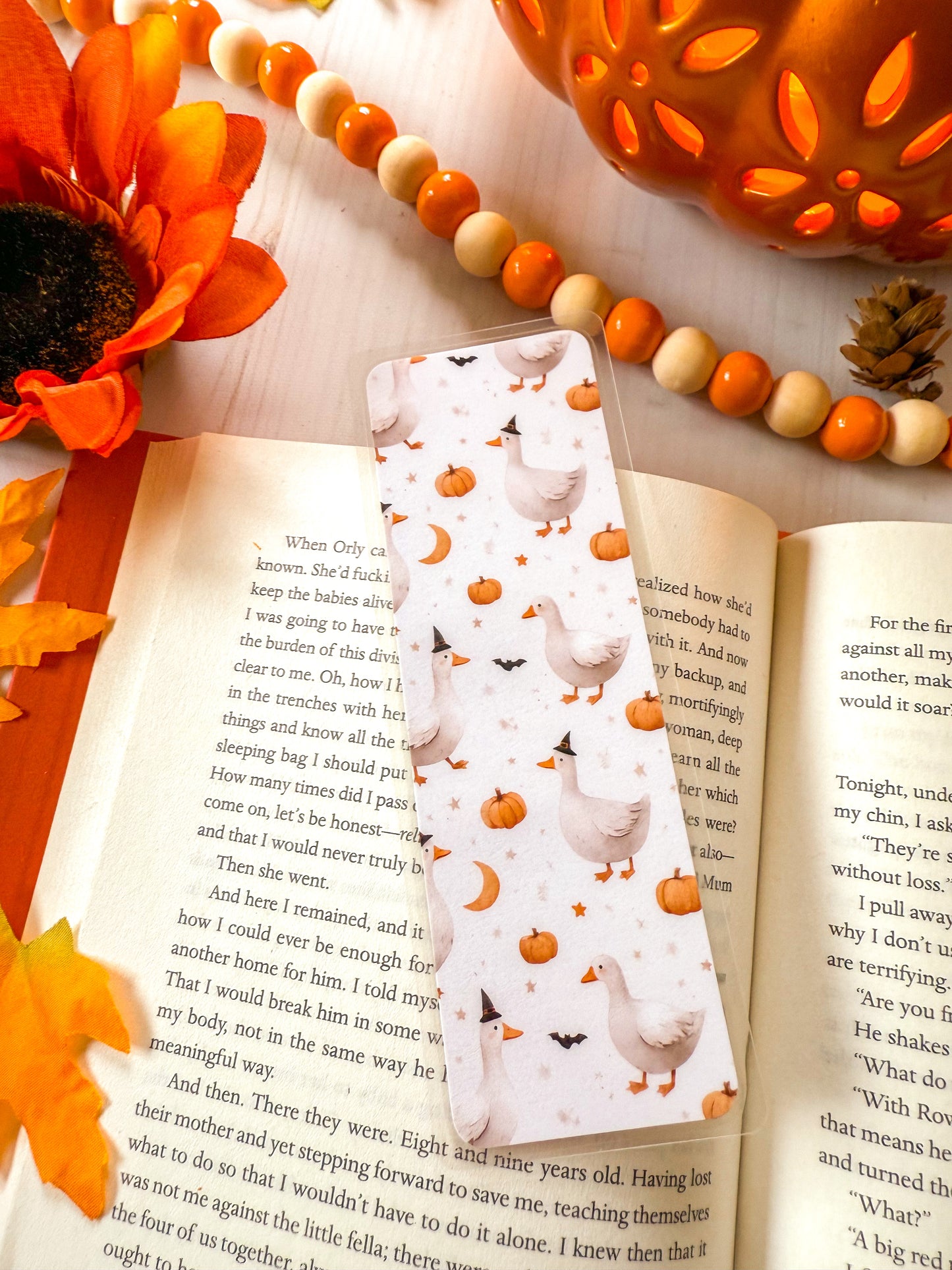 Halloween Goose Bookmark