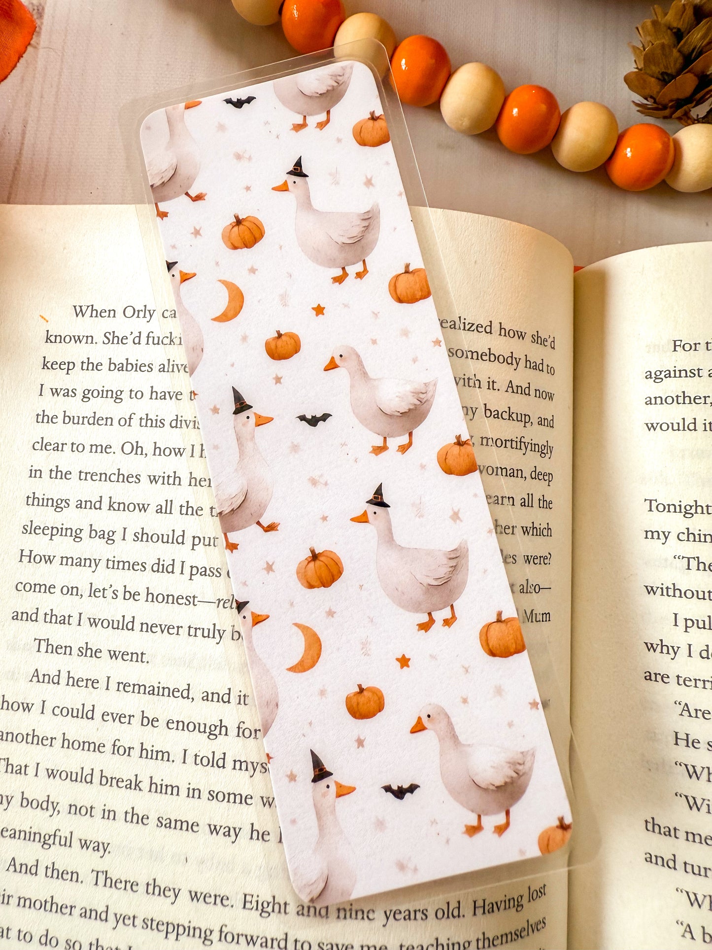 Halloween Goose Bookmark