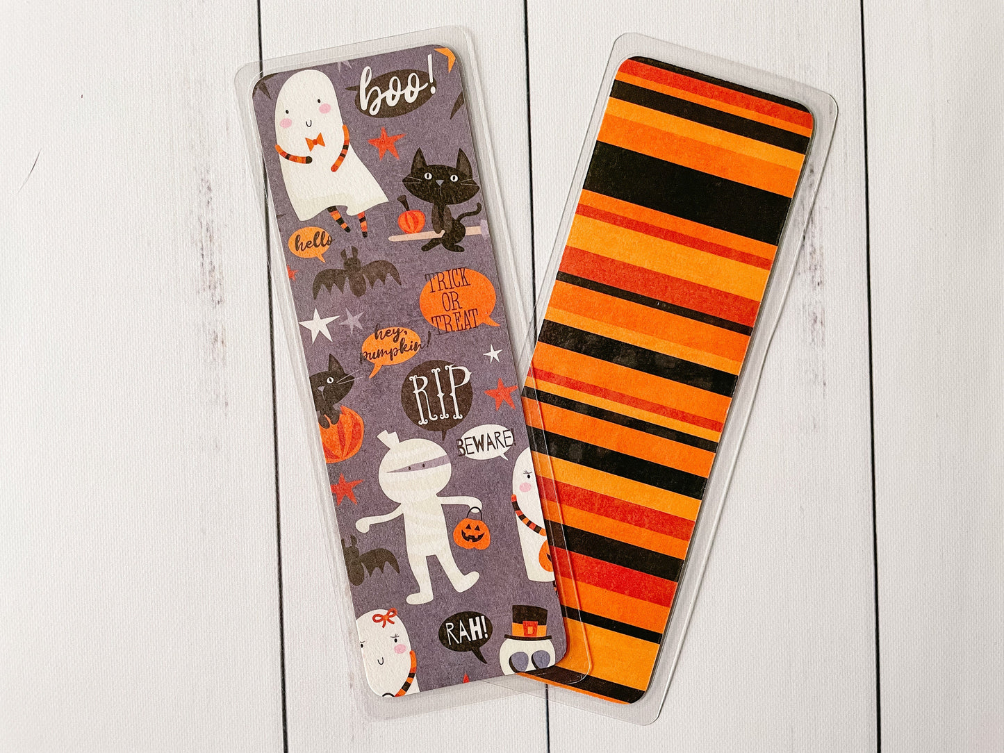 Ghosts & Skeletons Halloween Bookmarks