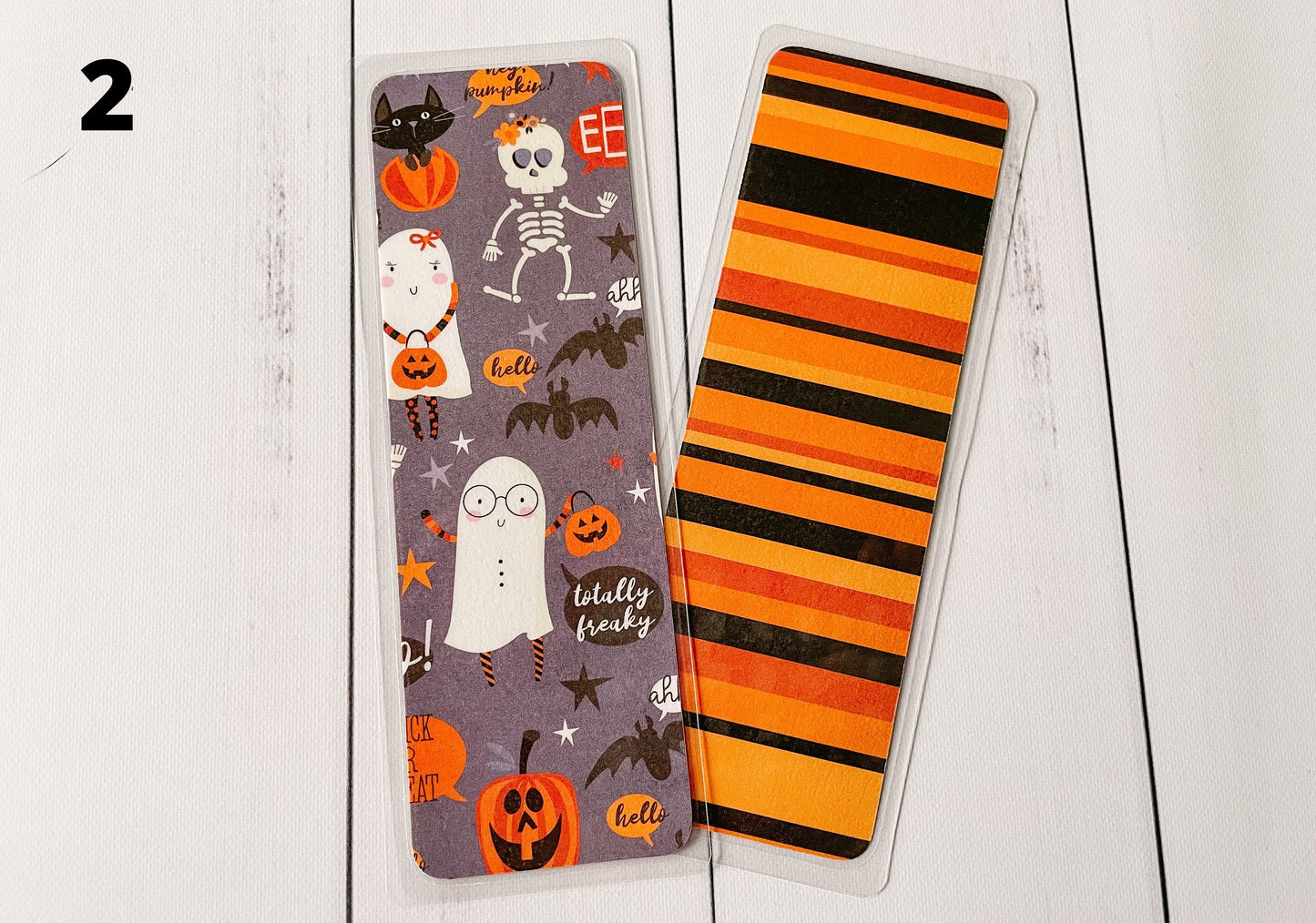Ghosts & Skeletons Halloween Bookmarks