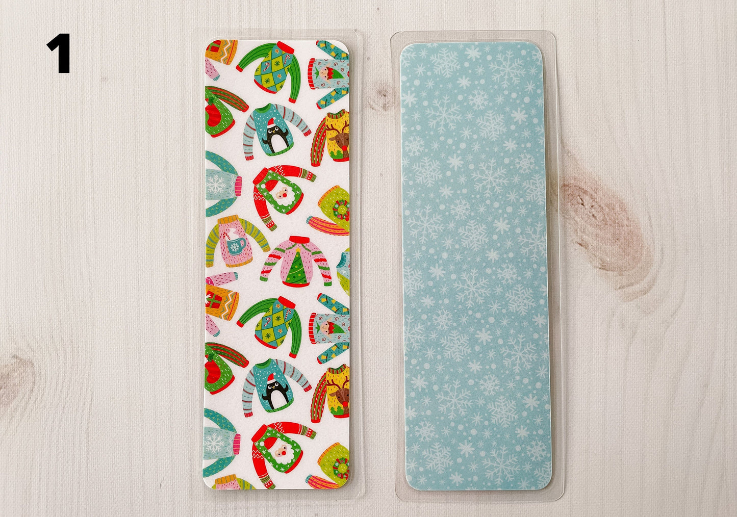Ugly Sweater Christmas Party Bookmarks