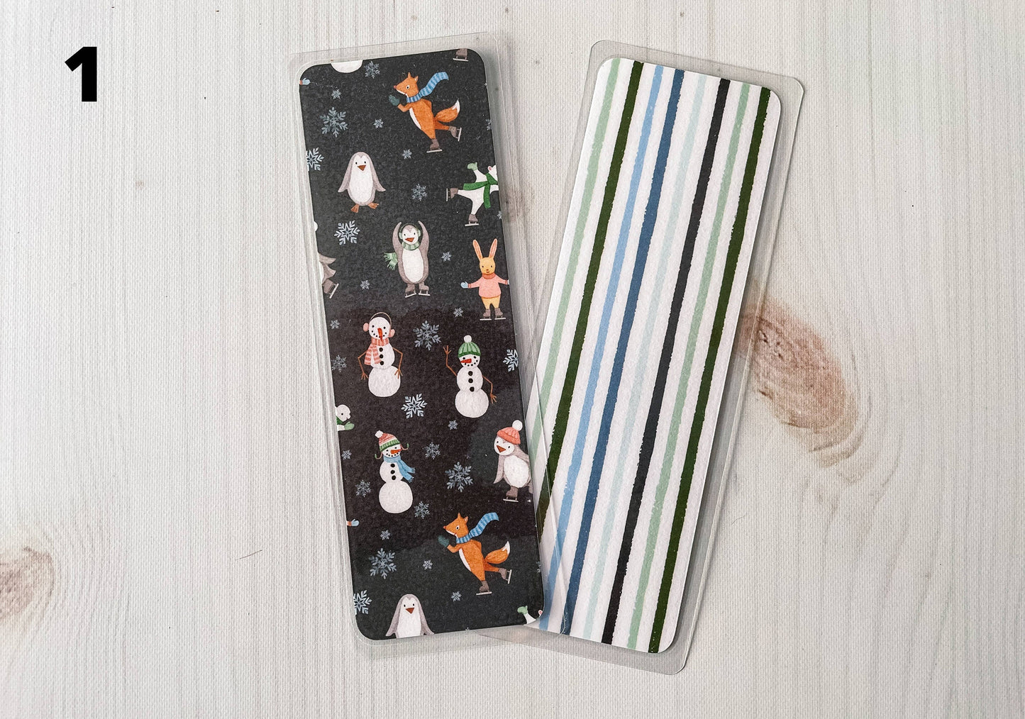 Ski Chalet Winter Bookmarks