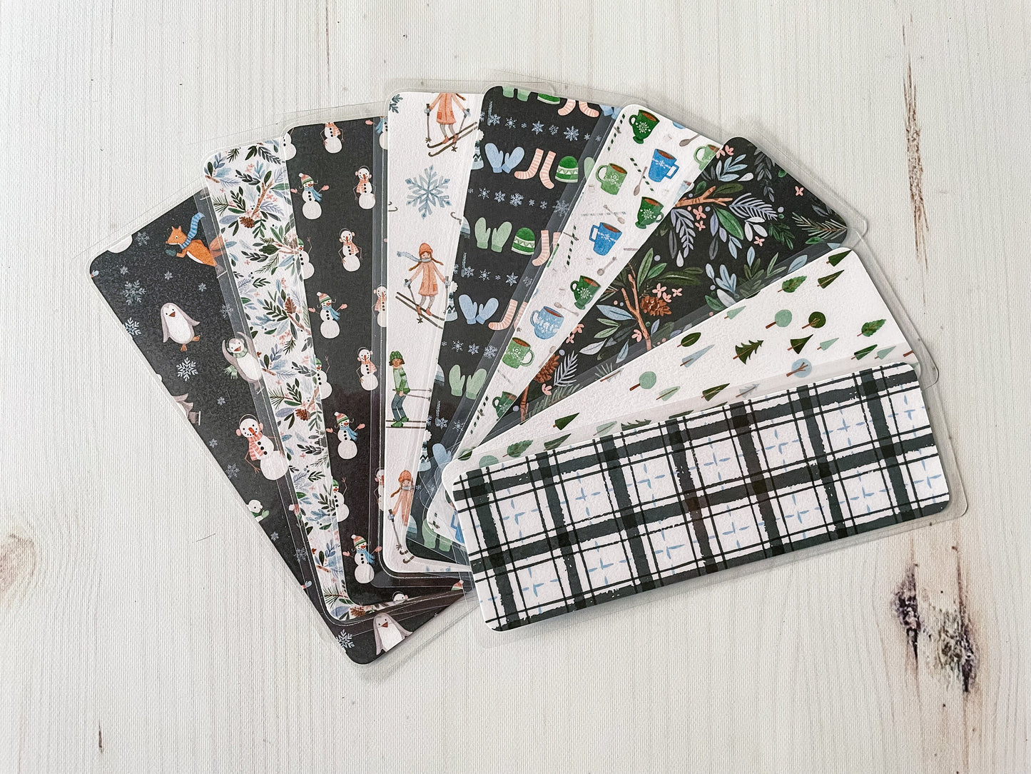 Ski Chalet Winter Bookmarks
