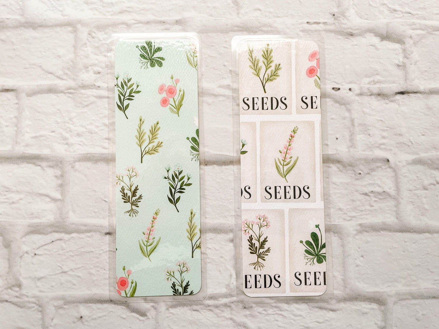 Planting Seeds Floral Bookmarks