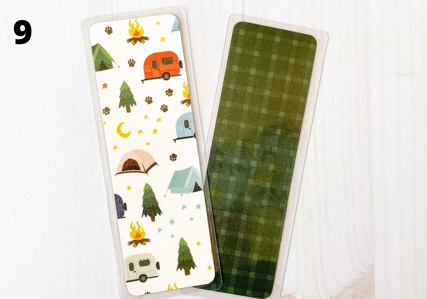 Campfire Camping & Fishing Bookmarks
