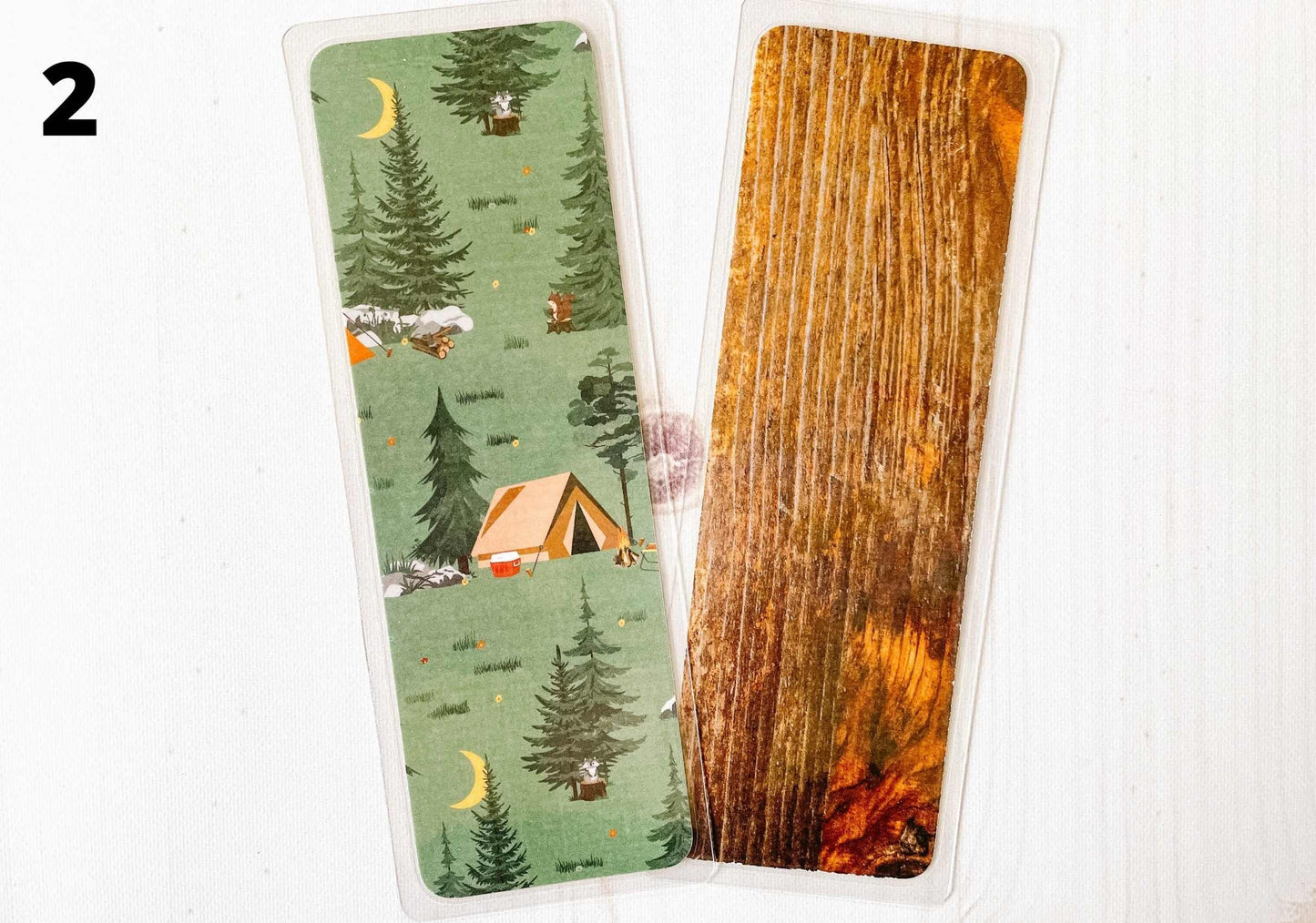 Campfire Camping & Fishing Bookmarks