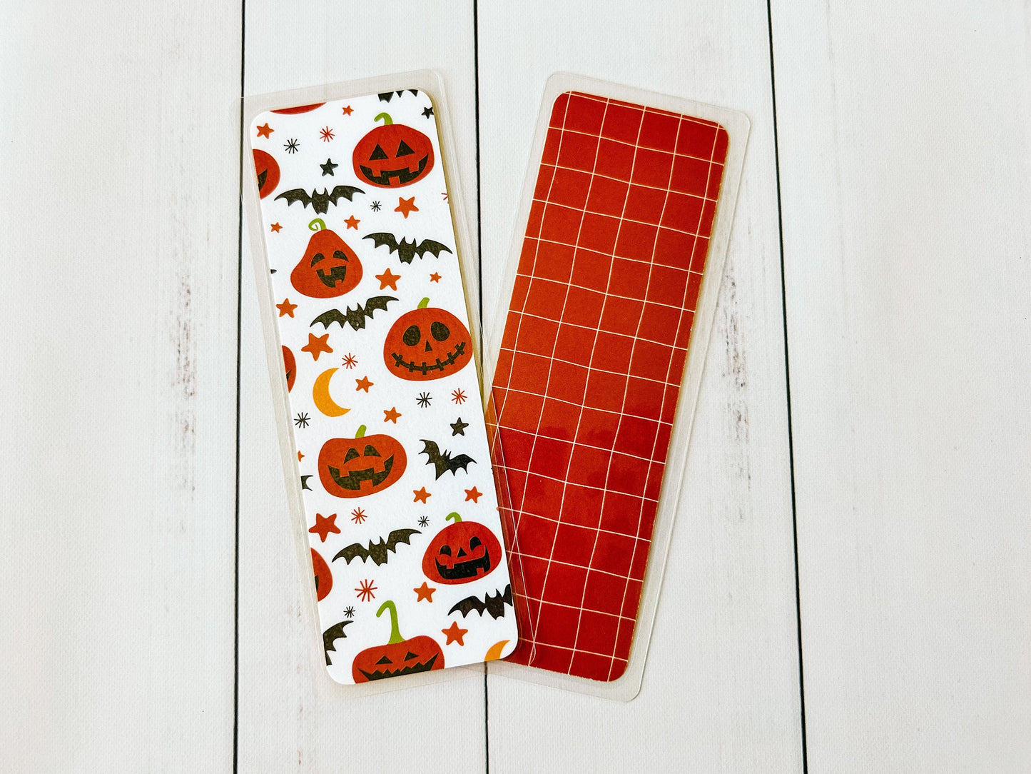 Skulls, Bones & Ghosts Halloween Bookmarks
