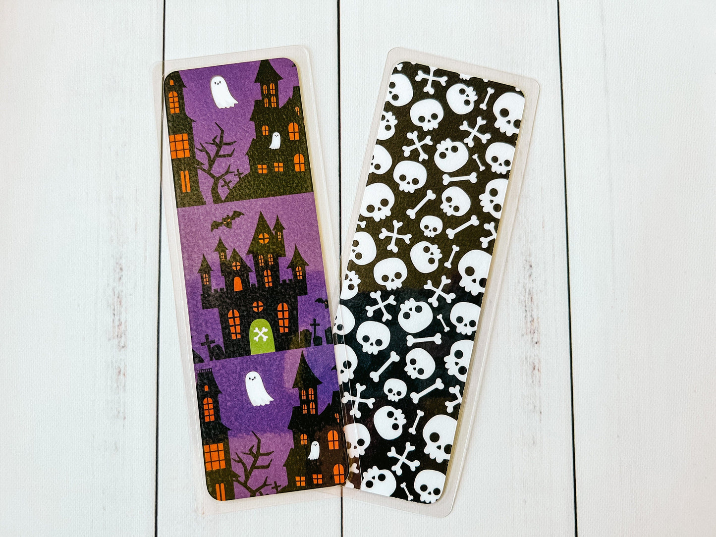 Ghost Mansion Haunted House Halloween Bookmarks