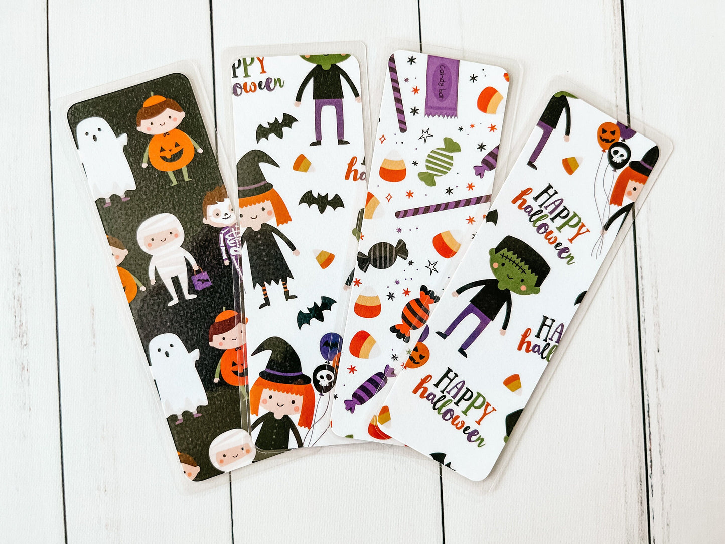 Tricks or Treats Halloween Bookmarks