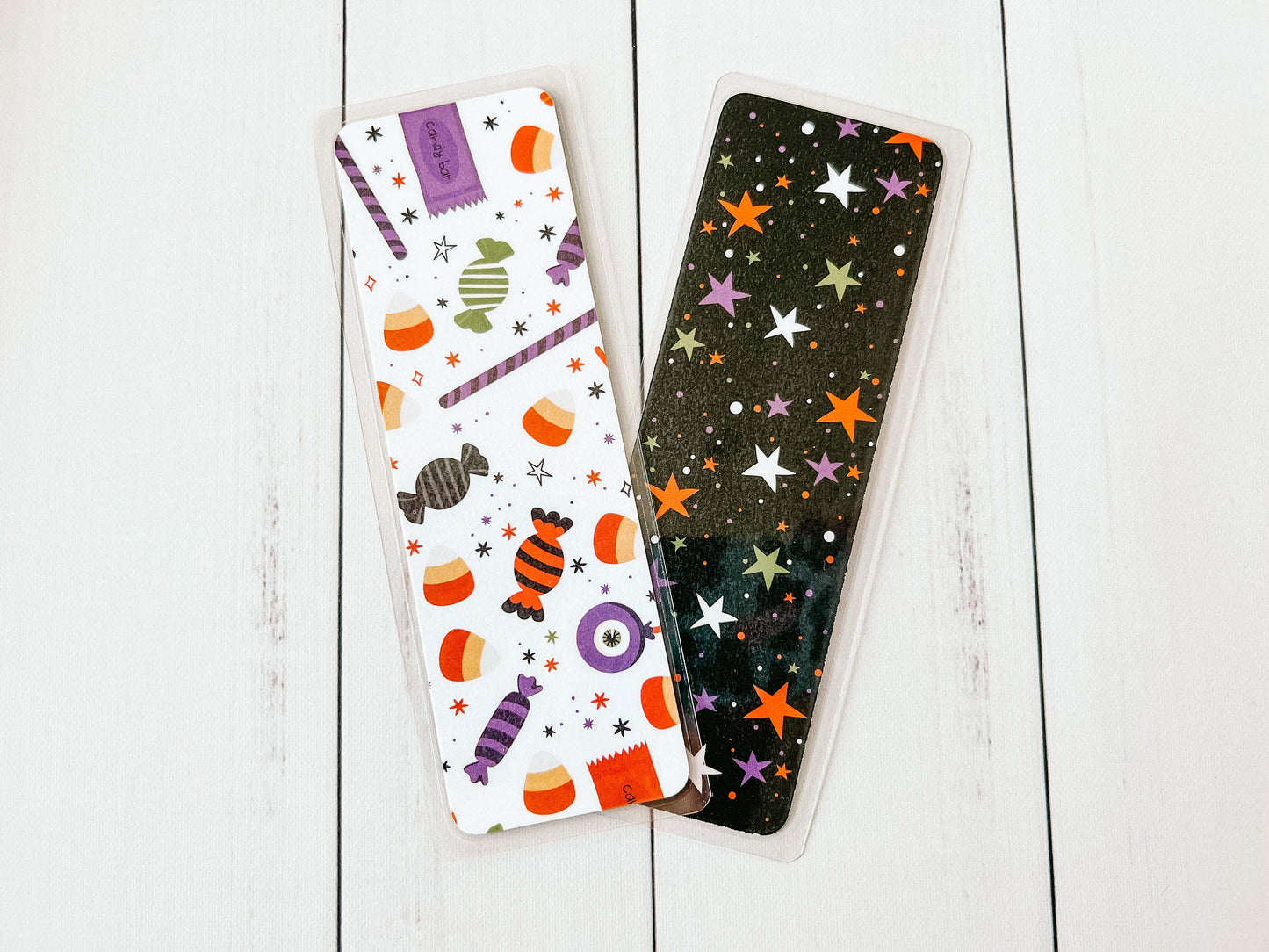 Tricks or Treats Halloween Bookmarks