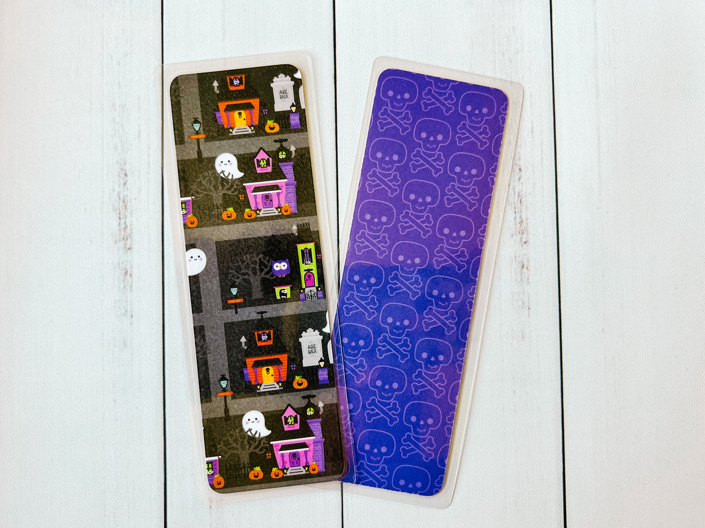Ghost Mansion Haunted House Halloween Bookmarks