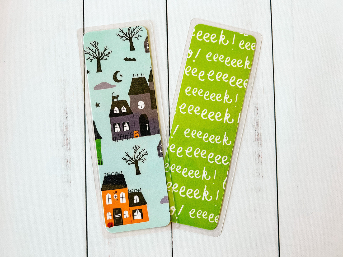 Haunted House Halloween Bookmarks
