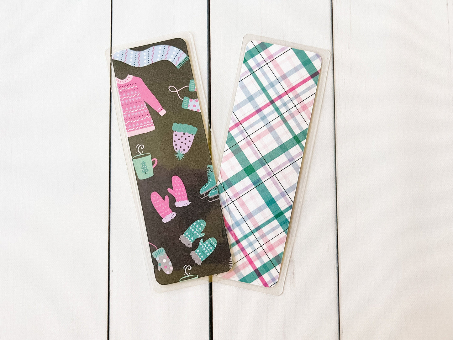 Pink Winter Bookmark