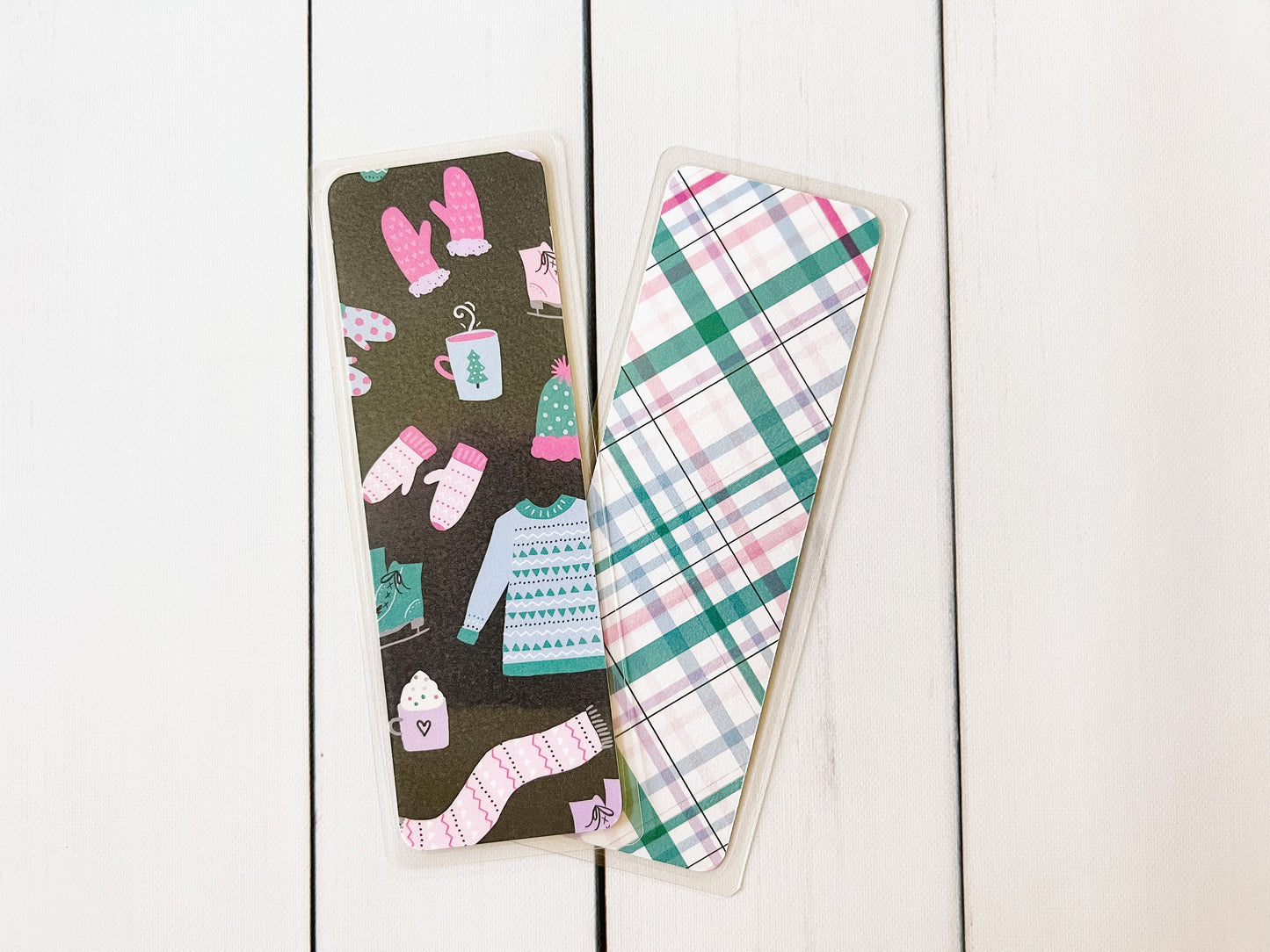 Pink Winter Bookmark