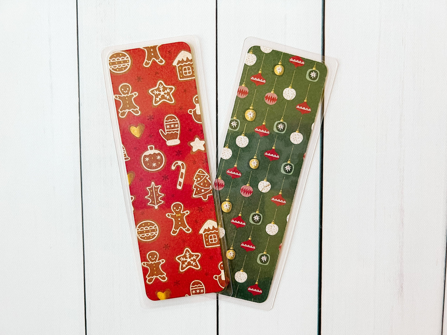 Gingerbread Men Christmas Bookmark