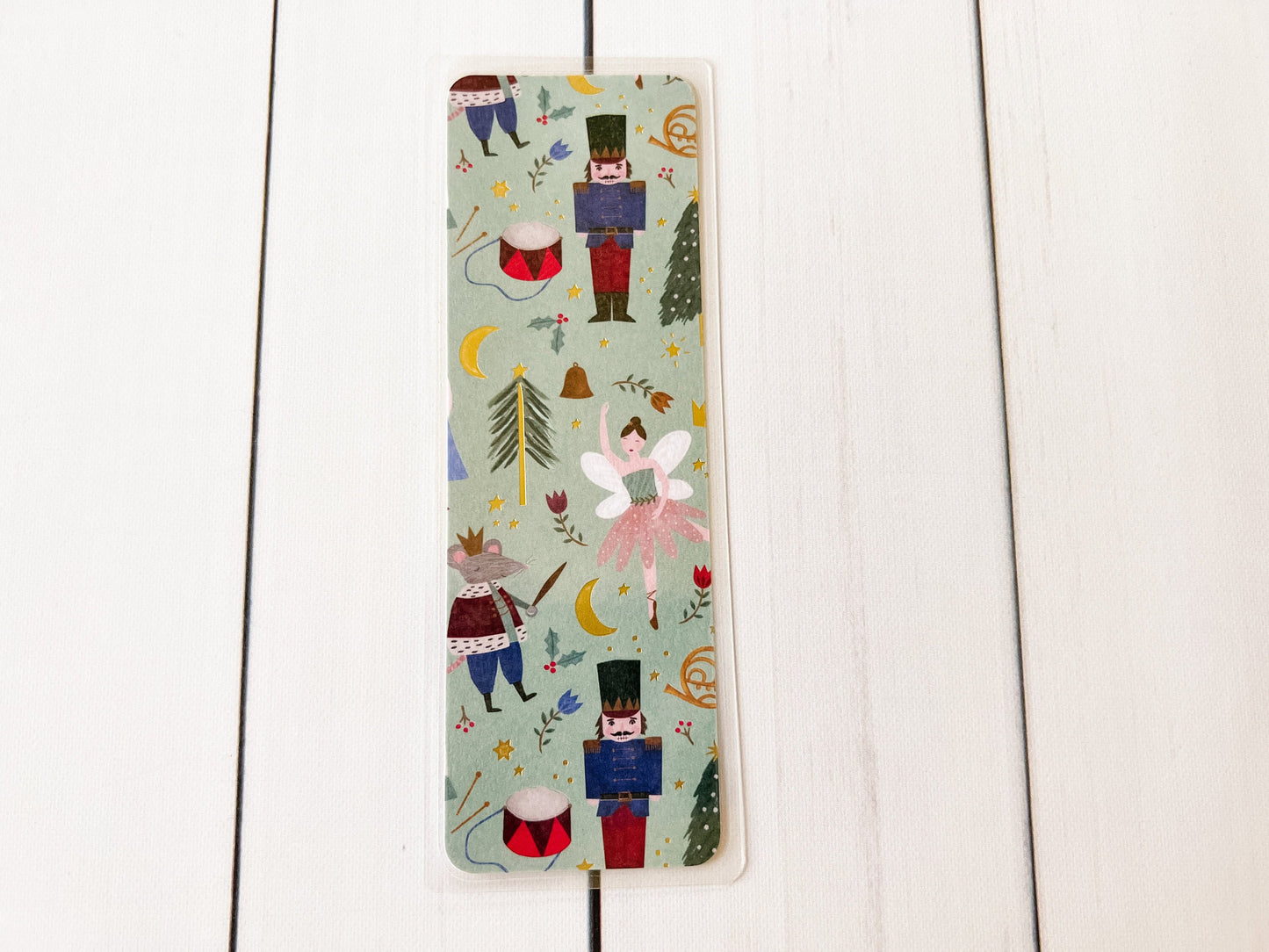 Sugar Plums Single-Sided Christmas Bookmark