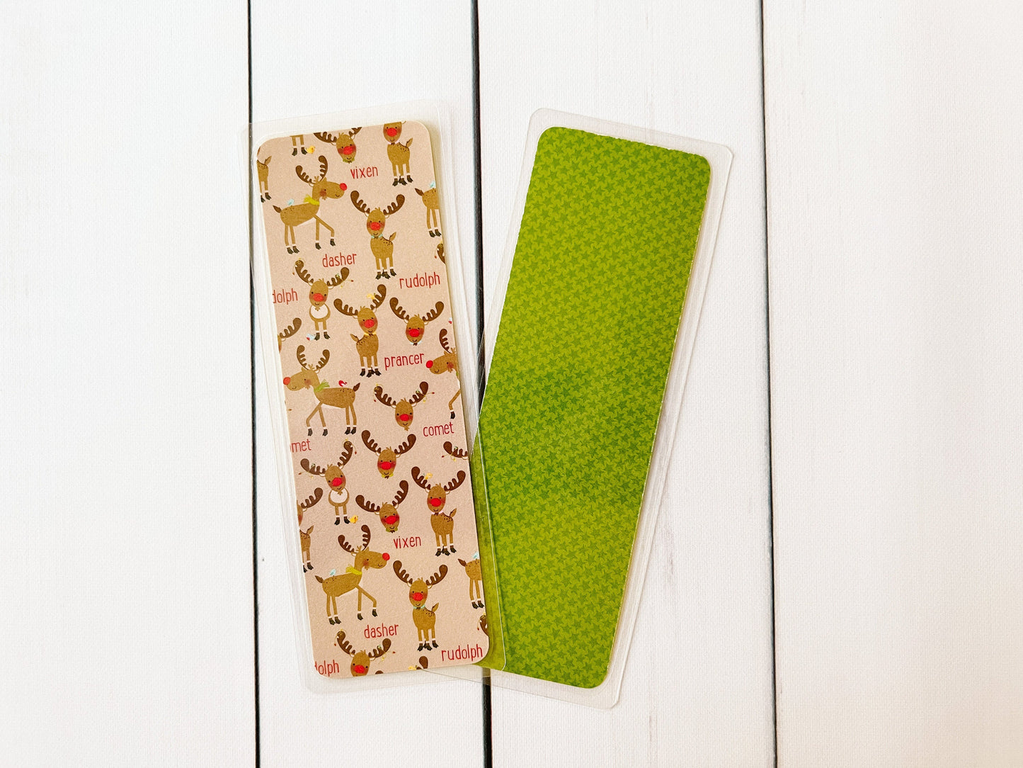 Reindeer Christmas Bookmark