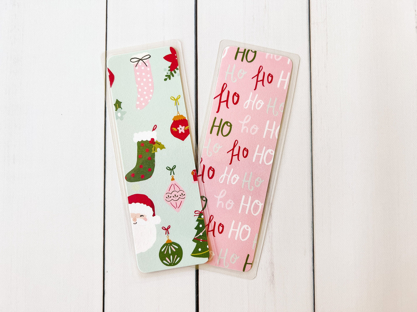 Mint Christmas Bookmark