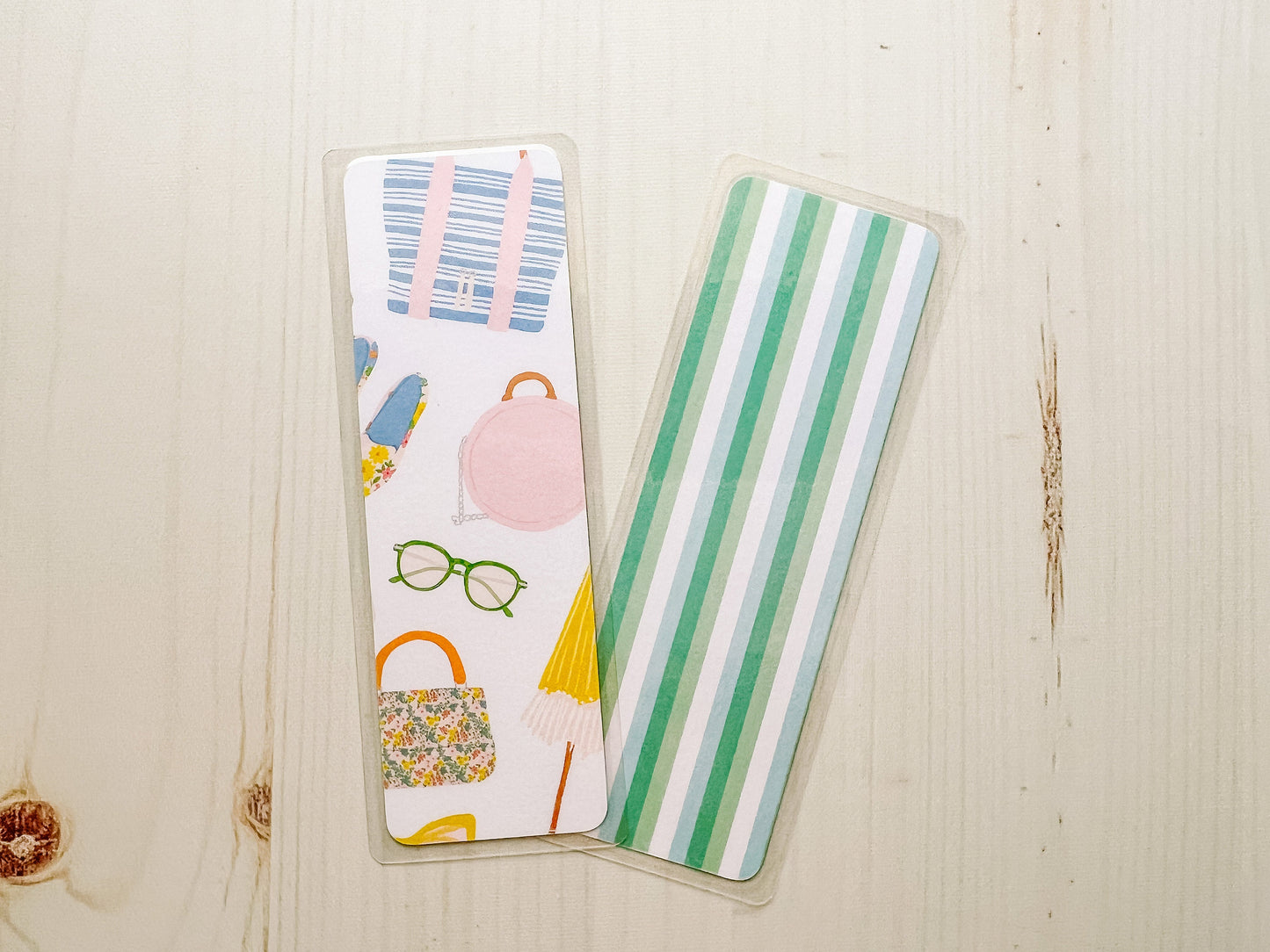 Spring Bookworm Bookmark