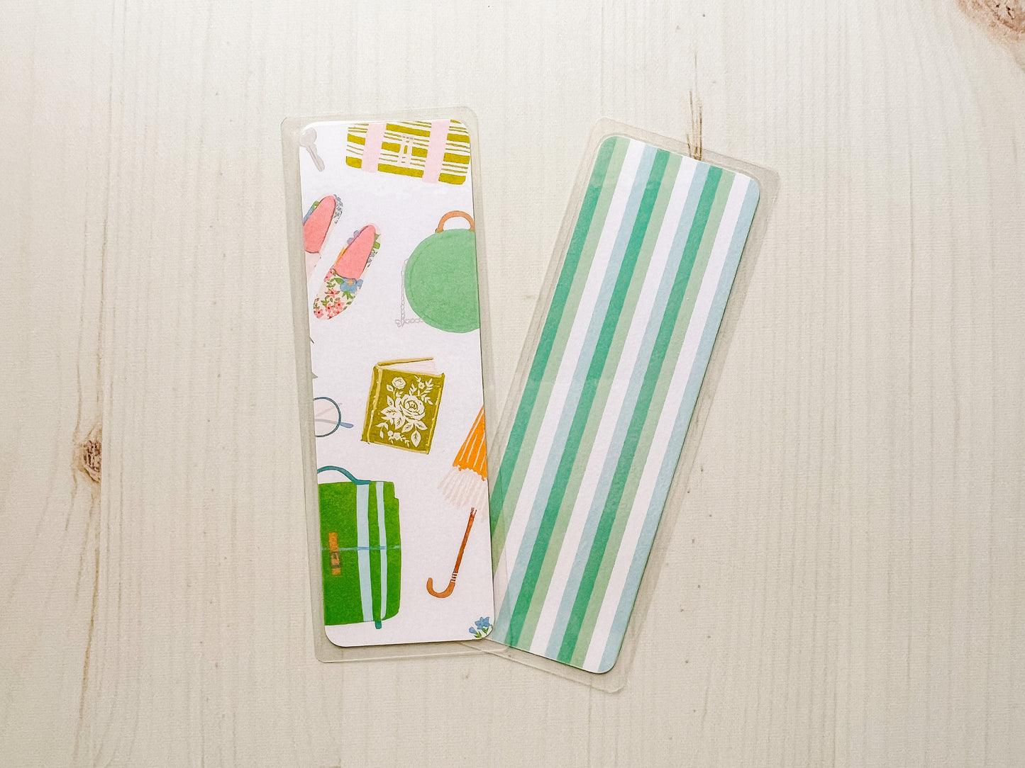 Spring Bookworm Bookmark