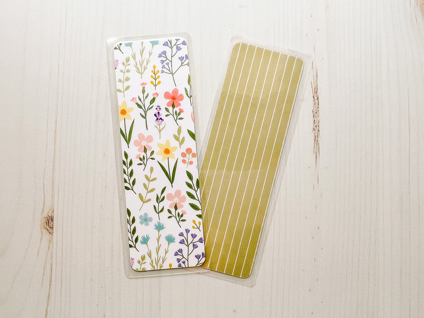Spring Daffodils and Flowers Bookmark