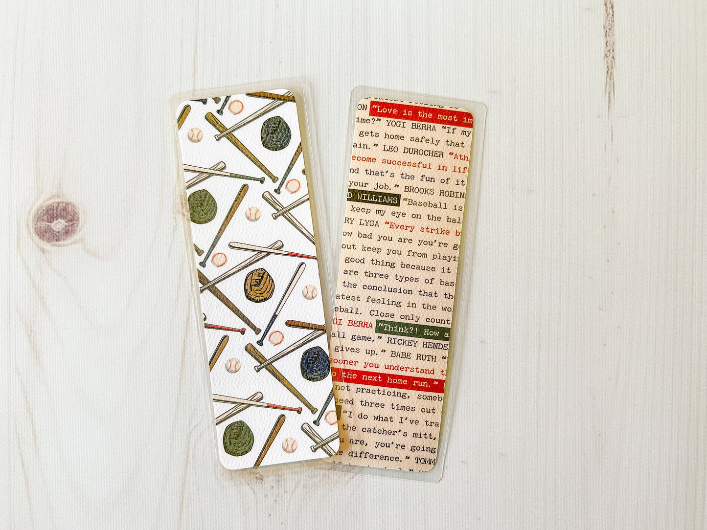 Baseball Bookmark | Sports Bookmark | Summer Bookmark | Father's Day Gift | Gift for Dad | Gifts for Dad | Birthday Gift For Dad