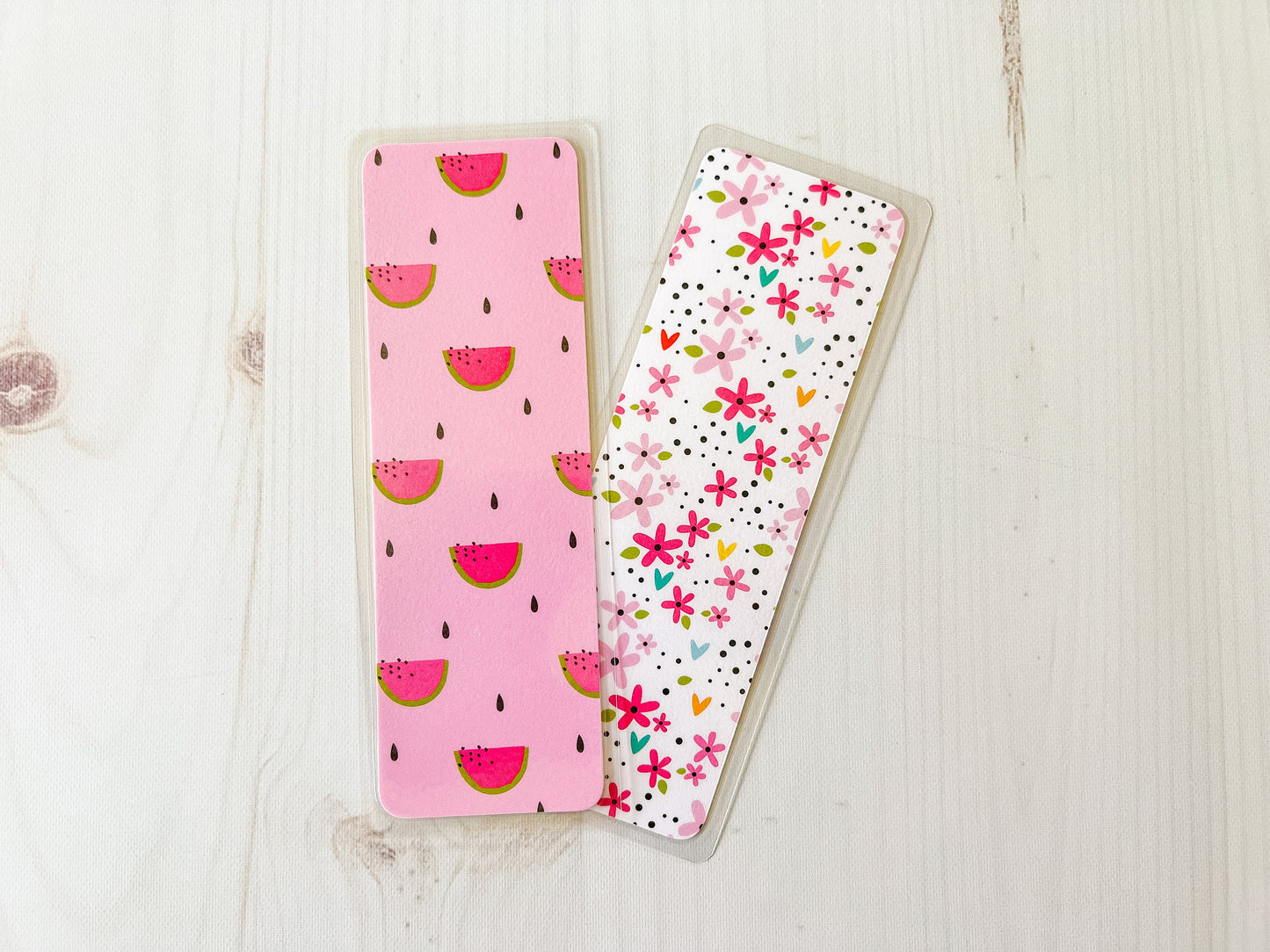 Popsicles & Watermelon Bookmark | Summer Bookmark | Cute Bookmark | Food Bookmark | Flower Bookmark | Fruit Bookmark | Ice Cream Bookmark