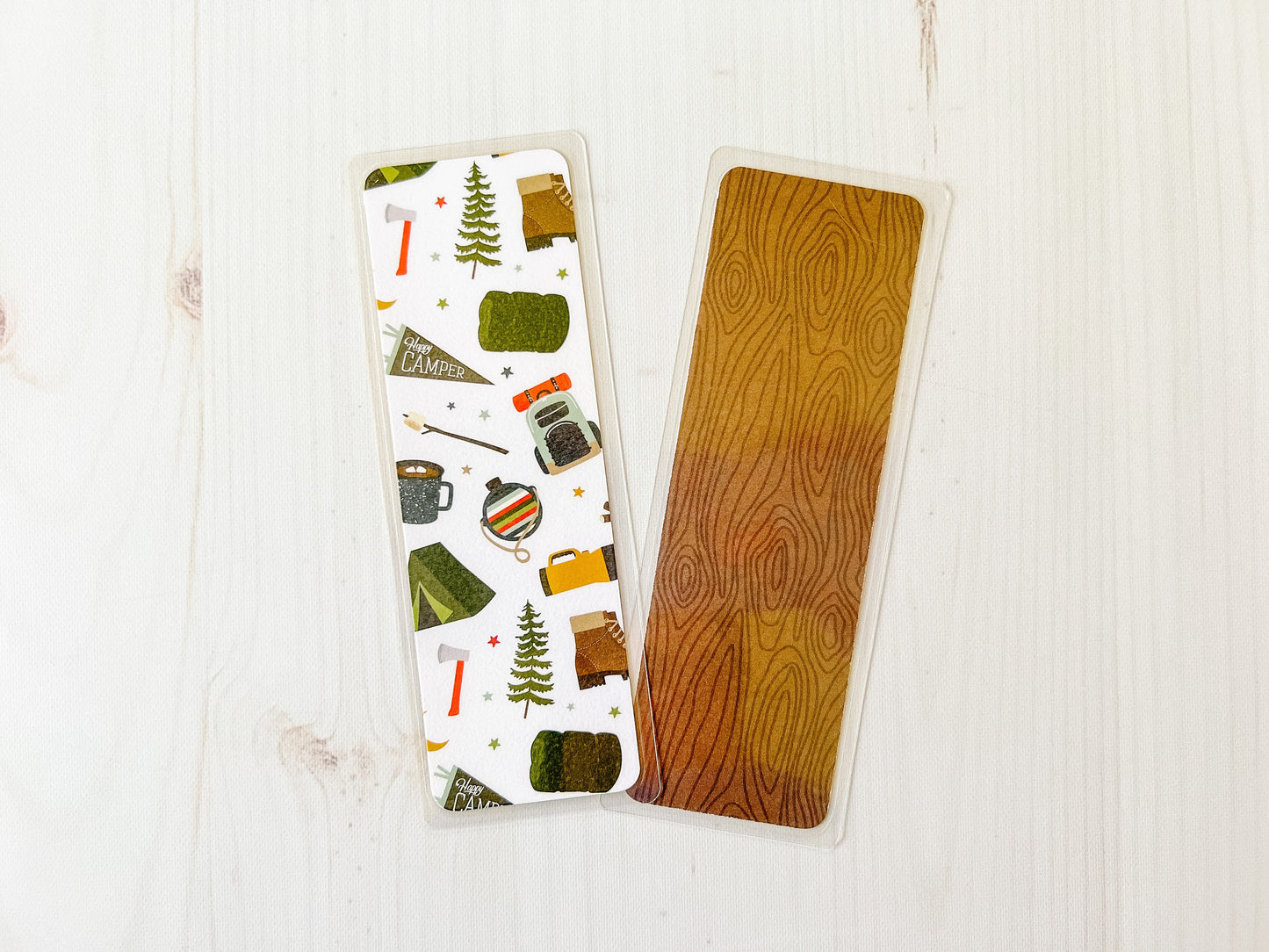 Happy Campers Bookmark | Camping Bookmarks | Outdoors Bookmark | Hiking Bookmark | Adventure Bookmark