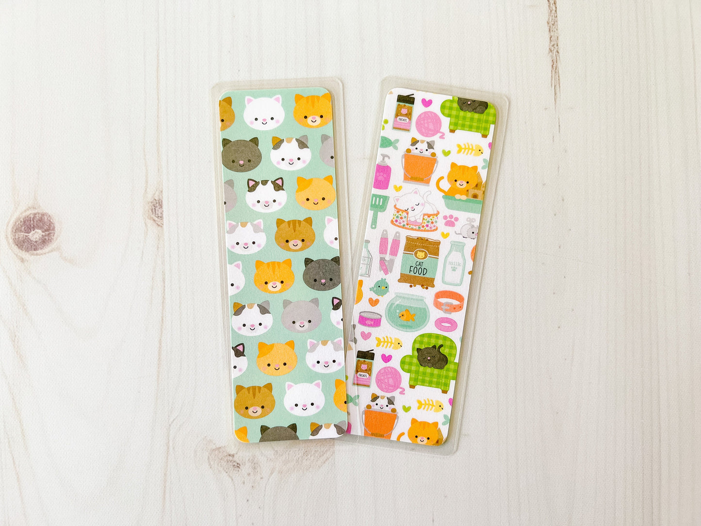 Cute Cats Bookmarks | Cute Bookmark | Bird Bookmark | Cat Bookmark | Kittens Bookmark | Pets Bookmark | Gifts for Girls | Bookworm Gift