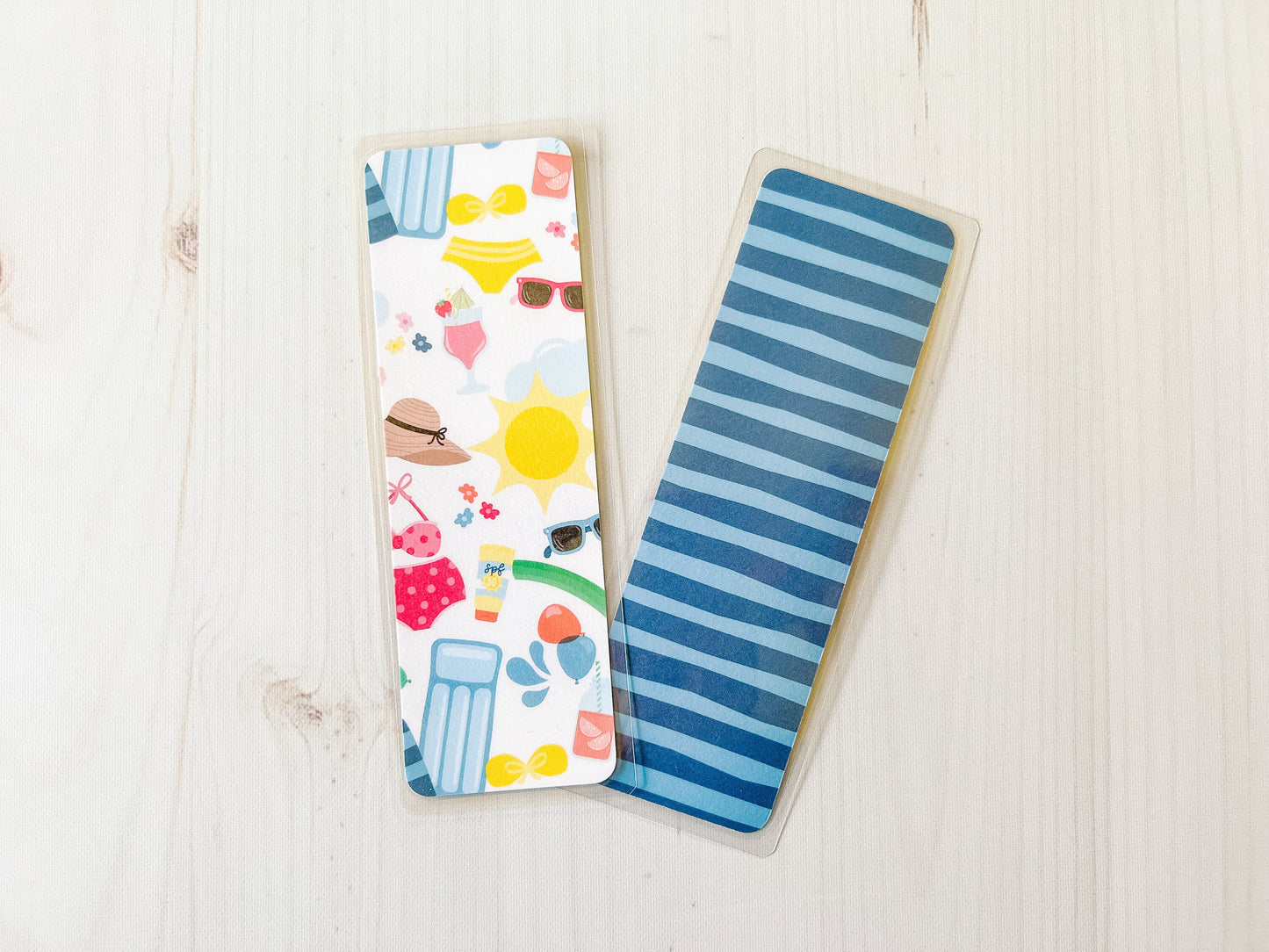 Sunny Pool Day Bookmark | Summer Bookmark | Beach Bookmark | Cute Bookmark | Pool Bookmark | Popsicle Bookmark | Pool Float Bookmark