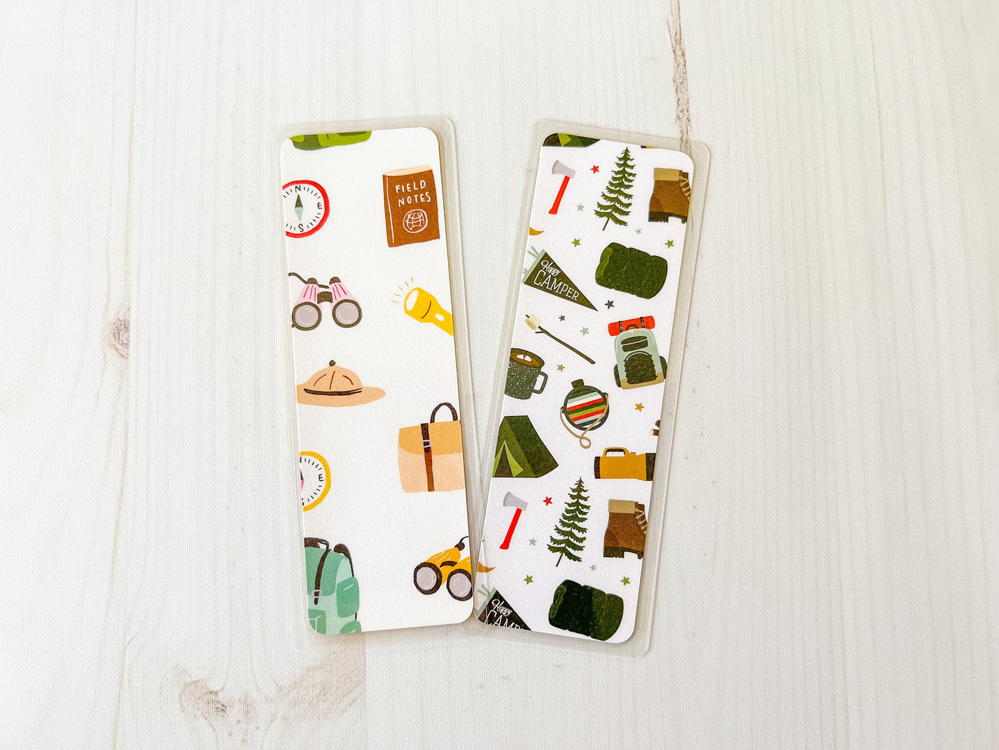 Happy Campers Bookmark | Camping Bookmarks | Outdoors Bookmark | Hiking Bookmark | Adventure Bookmark