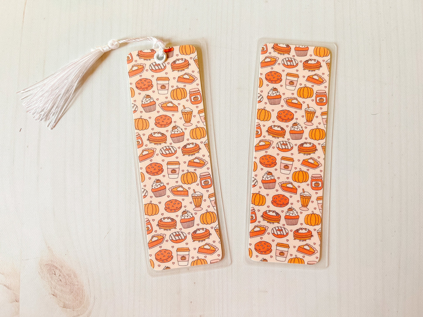 Pumpkin Spice Treats Bookmark | Leaves Bookmark | Autumn Bookmark | Pumpkin Bookmark | Coffee Bookmark | Bookworm Gift | Gift for Reader
