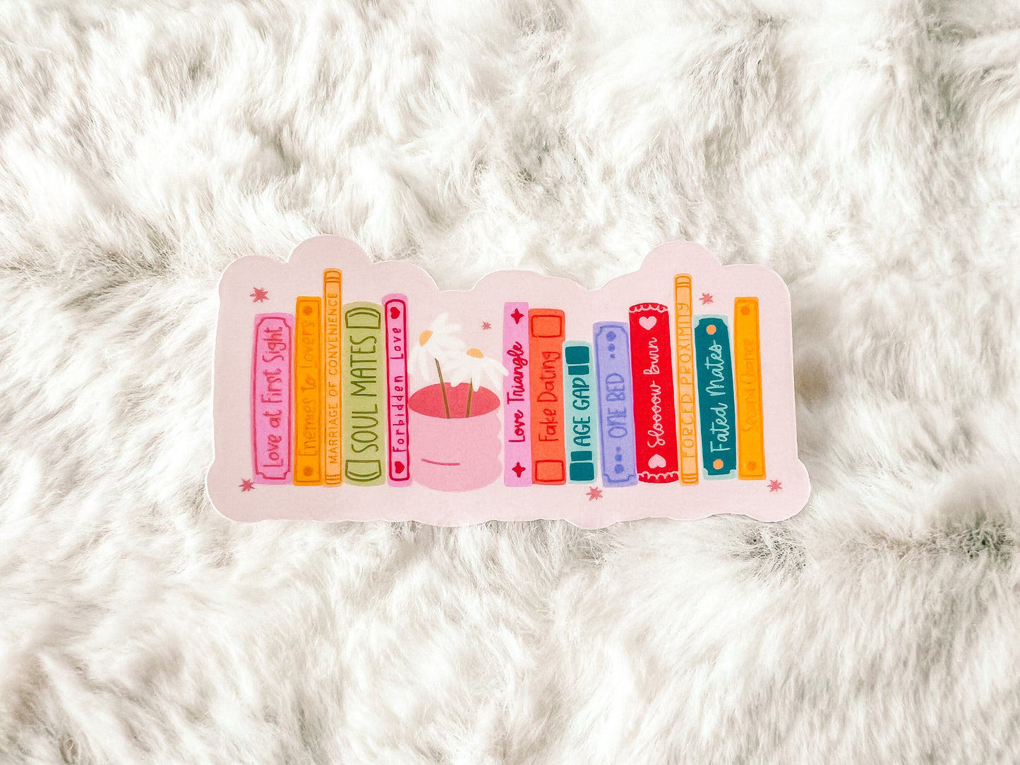 Book Tropes Sticker | Reader Sticker | Bookworm Sticker | Gift For Reader | Bookworm Gift | Die Cut Sticker | Book Sticker