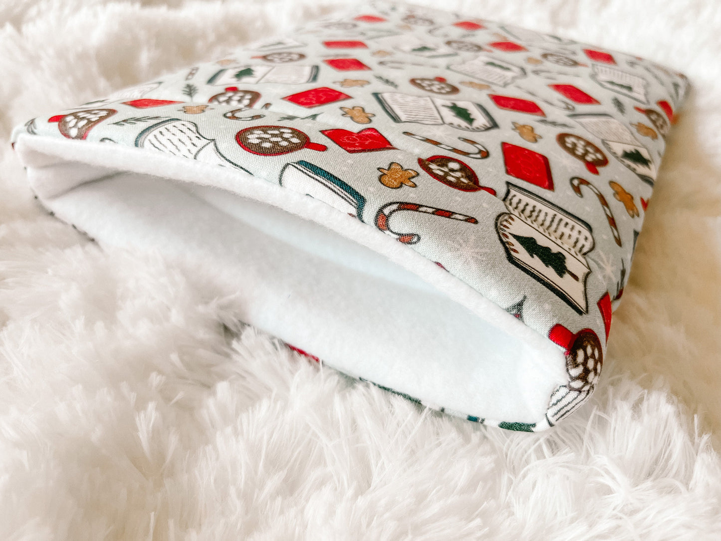 Bookmas Christmas | Christmas Book Cozy | Book Cover | Book Protector