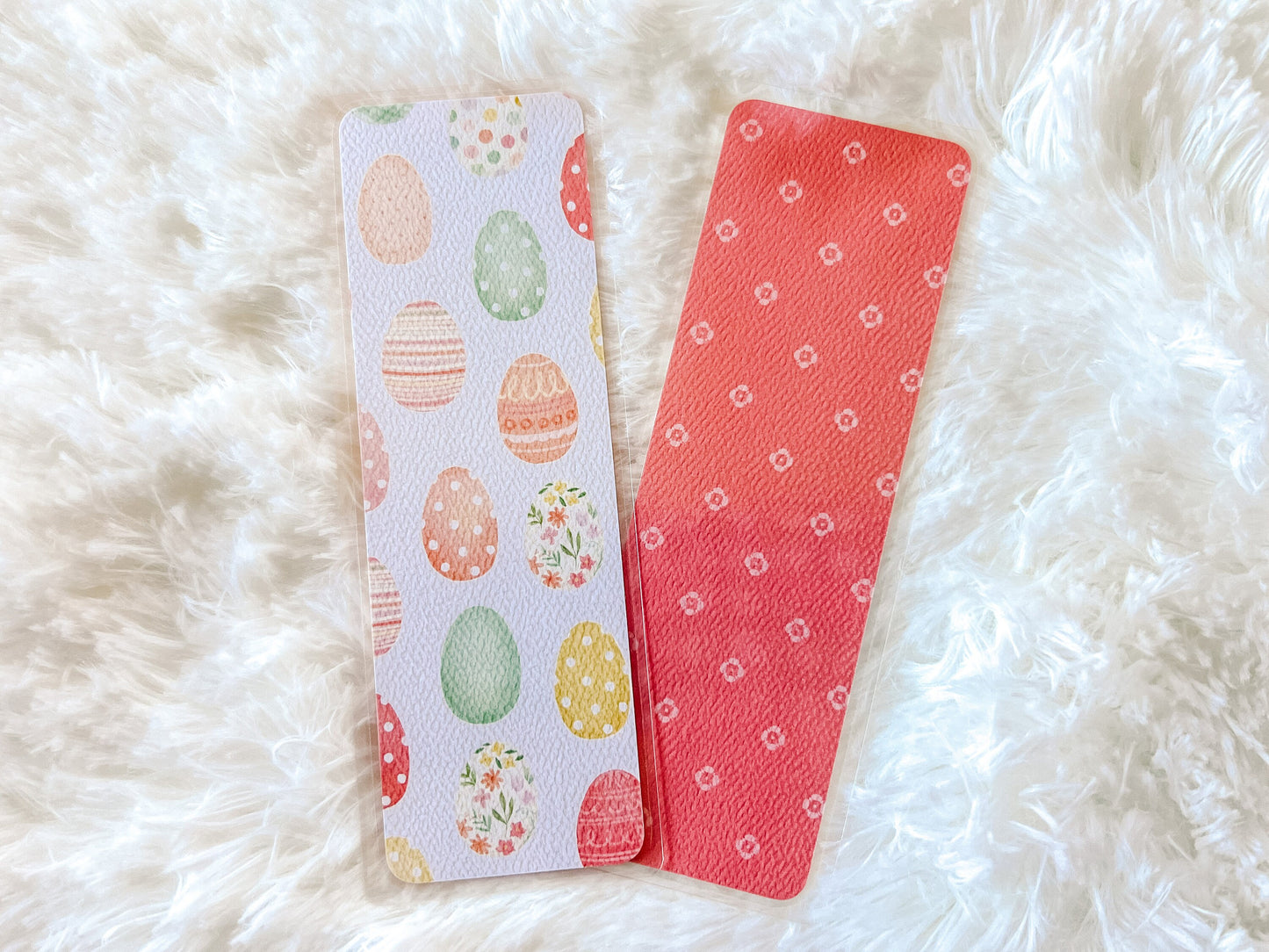 Polka Dot Easter Eggs Bookmark | Easter Bookmark | Spring Bookmark | Floral Bookmark | Book Lover Gift | Basket Stuffer | Bookish Merch