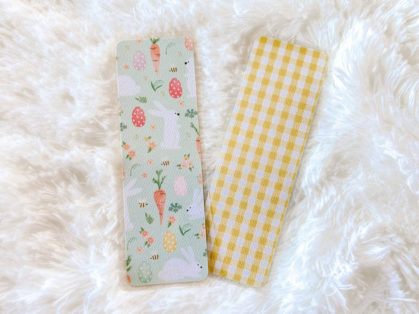 Mint Easter Bunny Bookmark | Easter Bookmark | Spring Bookmark | Floral Bookmark | Book Lover Gift | Cute Bookmark | Basket Stuffer