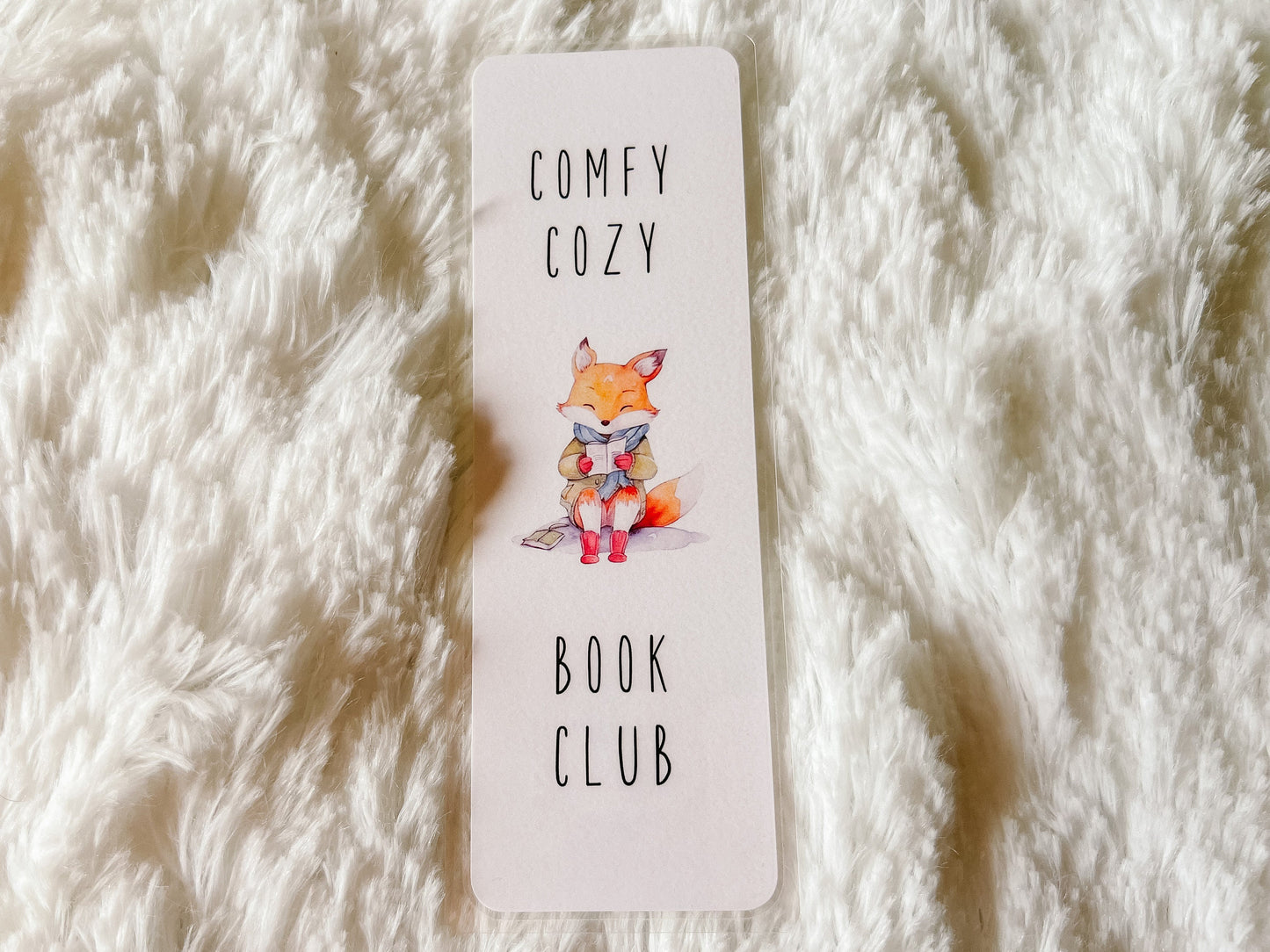 Comfy Cozy Book Club Fall Bookmark - Limited Edition