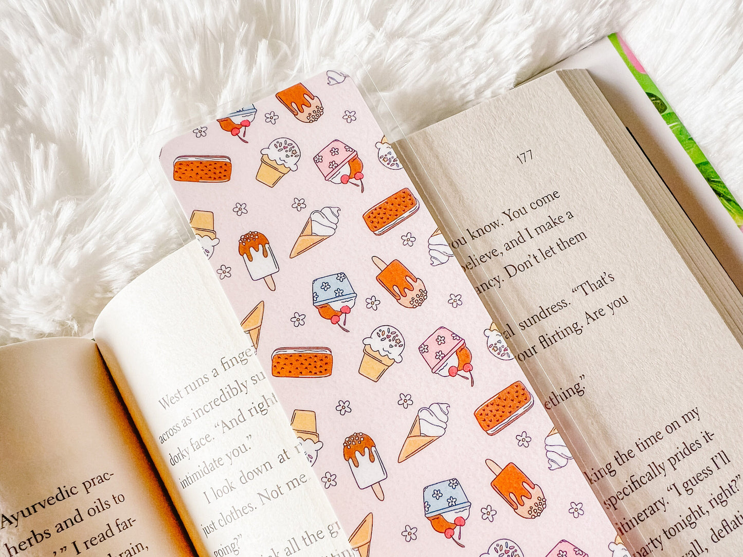 A Pink Summer Bookmark Collection | Book Lovers Bookmark | Laminated Bookmark | Bookworm Gift | Reader Librarian Gift