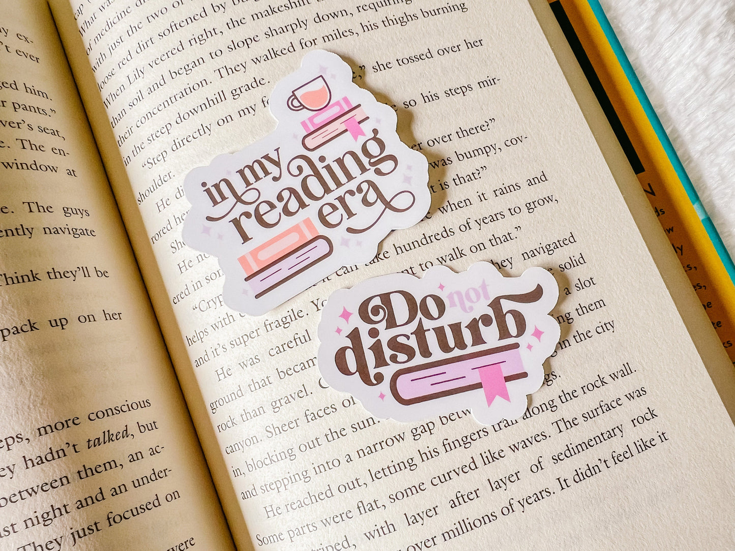 In My Reading Era & Do Not Disturb Book Stickers
