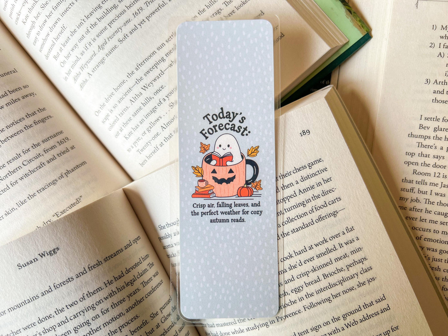 Autumn Reads Fall Bookmark