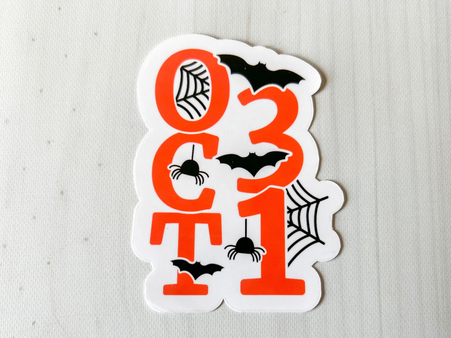 Spooky Halloween Oct 31 Sticker